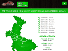 Tablet Screenshot of pizzarozvozjvs.cz
